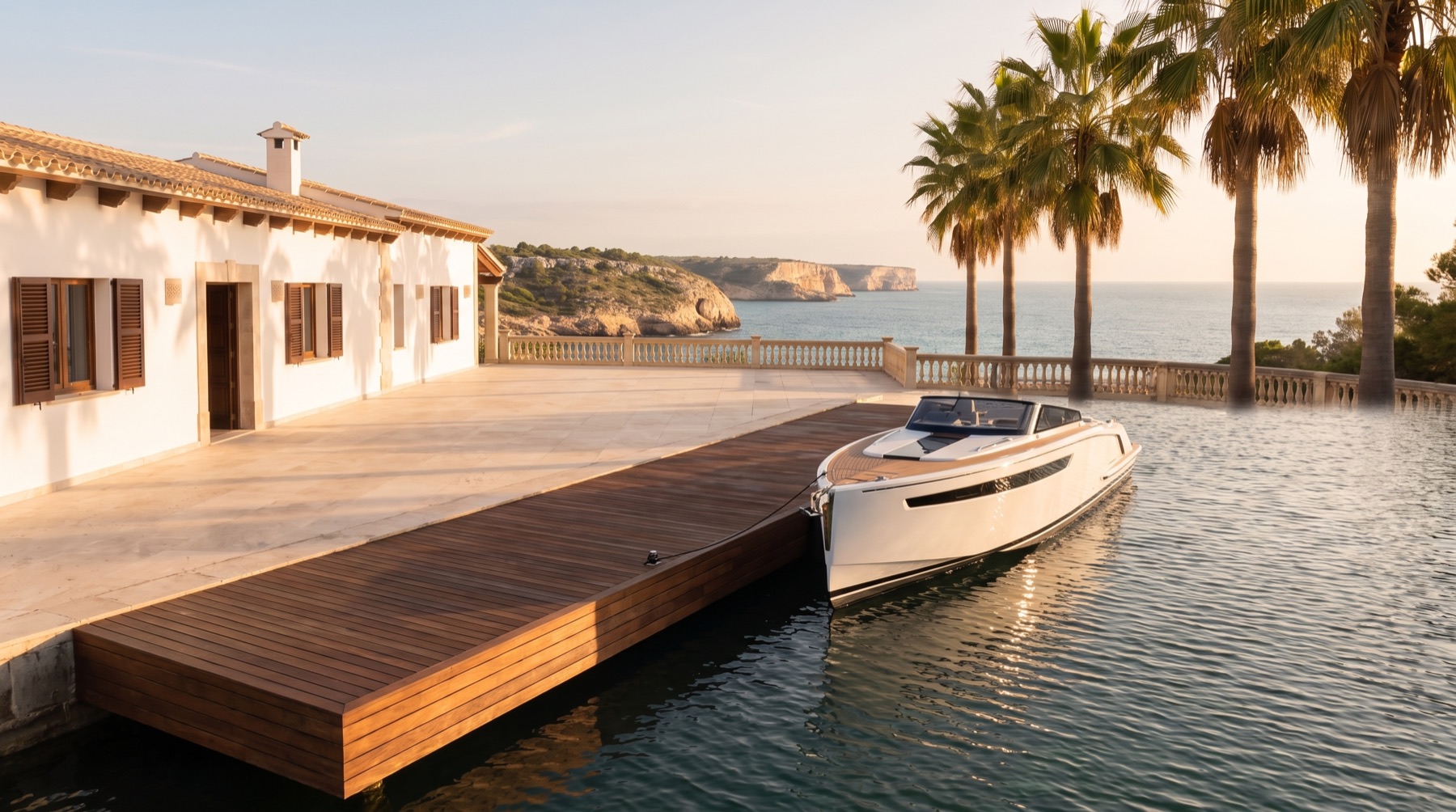 Arrive by water